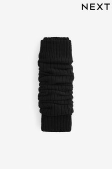 Black Ribbed Leg Warmers 1 Pack (Q96393) | $16