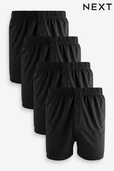 Men s Boxers Black Loose Plain Multipack Next Oman