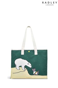 Radley Green London Bear With Me Large Open-Top Tote Bag