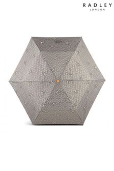 Radley London Grey Heirloom Ski Dog Responsible Handbag Umbrella (Q96650) | ￥5,280