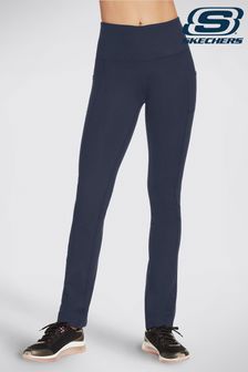 Skechers Blue GO WALK High Waist Black Joy Joggers (Q96727) | €58