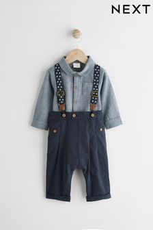 Newborn Boys Newborn Unisex Younger Boys Shirt Trouser Set Baby Next Luxembourg