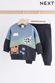 Blue Farm Baby Knitted Top and Leggings Set (0mths-2yrs) (Q96793) | $34 - $38