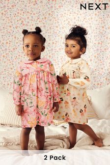 Pink/Cream Fairy Nighties 2 Pack (2-12yrs) (Q96814) | 119 SAR - 143 SAR