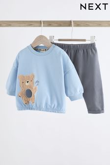 أزرق دب - Sweatshirt And Leggings Baby Set (Q96876) | 63 د.إ - 73 د.إ