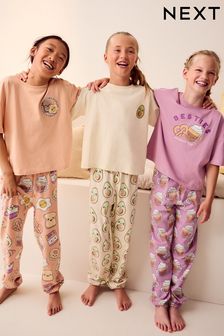 Pastell - 100% Cotton Character Joggers Pyjamas 3 Pack (3-16yrs) (Q96919) | 41 € - 55 €