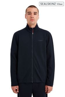 Синий - Водоотталкивающая куртка на молнии Sealskinz Earsham (Q96945) | €219