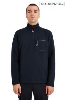 Sealskinz Bunwell Water Repellent Quarter Zip Funnel Neck Sweatshirt (Q97007) | $283