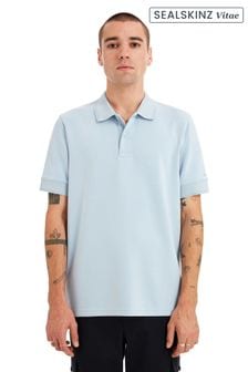 Blau - Sealskinz Roydon Polo-Shirt mit weichem Griff (Q97026) | 148 €