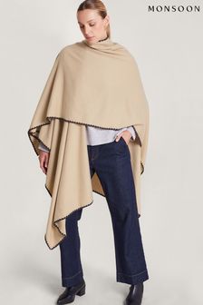 Monsoon Brown Lightweight Poncho (Q97110) | €87