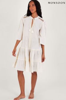 Monsoon Natural Penny Embroidered Kaftan (Q97139) | KRW181,500