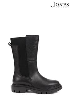 Jones Bootmaker Malena Calf Black Boots (Q97208) | €172