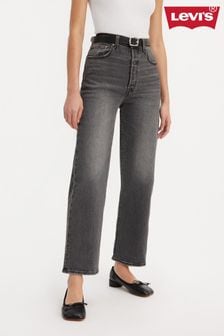Levi's® Grey Ribcage Straight Ankle Jeans (Q97344) | kr1 830