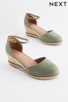 Sand Extra Wide Fit Forever Comfort® Closed Toe Wedges (Q97395) | SGD 68
