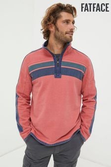 FatFace Pink Airlie Yoke Stripe Sweatshirt (Q97470) | kr779