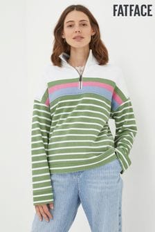 FatFace Green Relaxed Airlie Stripe Sweatshirt (Q97516) | 345 zł