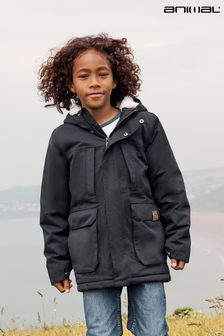 Черное детское пальто из искусственного меха Animal Whitsand (Q97540) | €124
