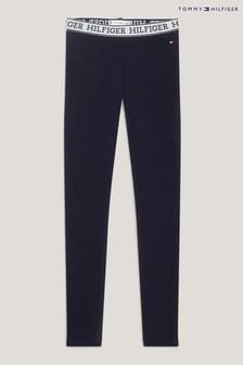 Tommy Hilfiger Blue Monotype Tape Leggings