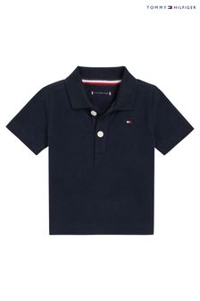 Tommy Hilfiger Baby Blue Flag Polo Top (Q97754) | OMR15