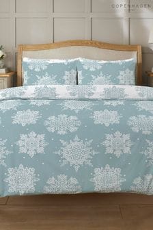 Copenhagen Home Blue Snowflake Duvet Set (Q97760) | $27 - $48