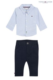 Tommy Hilfiger嬰兒款藍色Ithaca襯衫禮品套裝 (Q97849) | HK$823