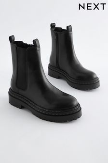 Boys Older Girls Boots Black Casual Next Luxembourg