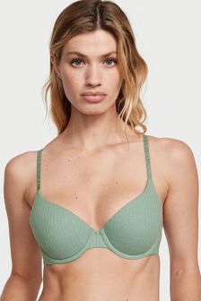 Victoria's Secret Seasalt Green Drop Needle Lightly Lined Demi Bra (Q97942) | €46