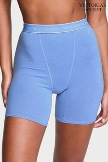 Bonnet bleu - Boxer taille haute Slips Victoria’s Secret avec logo en coton (Q97979) | €11