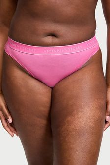 Victoria's Secret Hollywood Pink Thong Logo Knickers (Q98049) | €10.50
