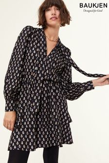 فستان ‪Lenzing™ Ecovero™‬ أسود Eloise من Baukjen (Q98117) | 836 ر.ق