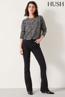 Schwarz - Hush Lorna Bootcut-Jeans (Q98221) | 139 €