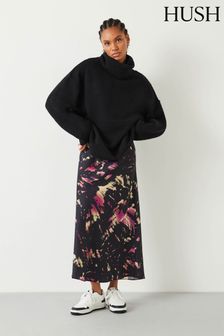 Hush Black Emeri Slip Maxi Skirt (Q98458) | AED208