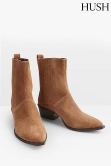 Hush Brown Miley Western Boots (Q98491) | €246