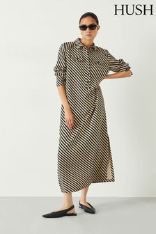 大地色 - Hush Toria中長恤衫裙 (Q98509) | NT$4,620