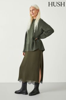 Hush Green Jordana Lace Maxi Skirt (Q98527) | AED188