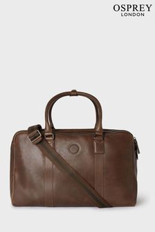 Osprey London The Compass Leather Weekender Brown Bag (Q98826) | $677