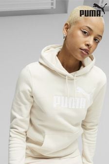 Puma White Essentials Logo FL Womens Hoodie (Q98997) | €60
