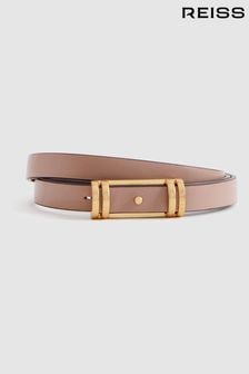 Reiss Nude Lara Thin Leather Belt (Q99134) | HK$834