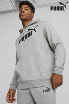 Szary - Bluza z kapturem Puma Essentials z dużym logo (Q99242) | 305 zł