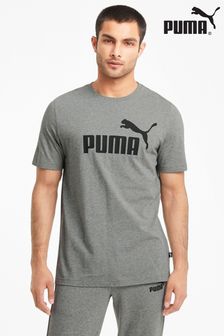 Puma Grey Essentials Logo Men's T-Shirt (Q99262) | $46