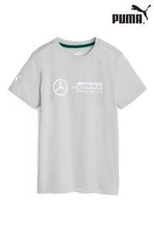 Puma Grey Mercedes-AMG Petronas Motorsport Youth Logo T-Shirt (Q99274) | KRW68,300