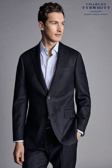 Charles Tyrwhitt Blue Slim Fit Italian Pindot Suit (Q99330) | OMR155