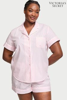 Victoria's Secret Pretty Blossom Pink Stripe Cotton Short Pyjamas (Q99610) | €63