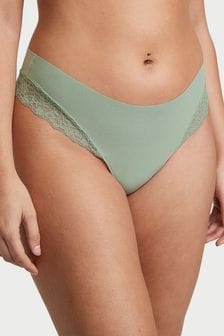 Victoria's Secret Seasalt Green Posey Lace Thong Knickers (Q99661) | €12