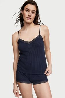 Victoria's Secret Noir Navy Blue Lace Cami Set (Q99667) | €45