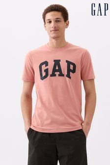 Rosa - Gap Everyday Weiches T-Shirt mit Logo und Rundhalsausschnitt (Q99714) | 22 €