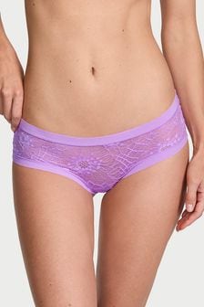 Victoria's Secret Purple Paradise Flower Power Cheeky Lace Knickers (Q99727) | €11