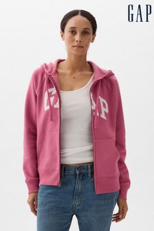 Розовый - Худи на молнии с логотипом Gap (Q99751) | €46