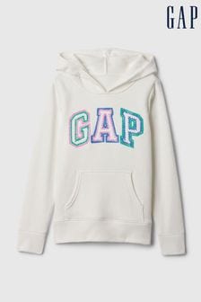 Gap White Logo Hoodie (4-13yrs) (Q99765) | €29