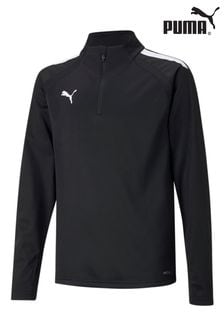 Bluză fotbal pentru tineri cu fermoar scurt Puma Teamliga (Q99891) | 155 LEI